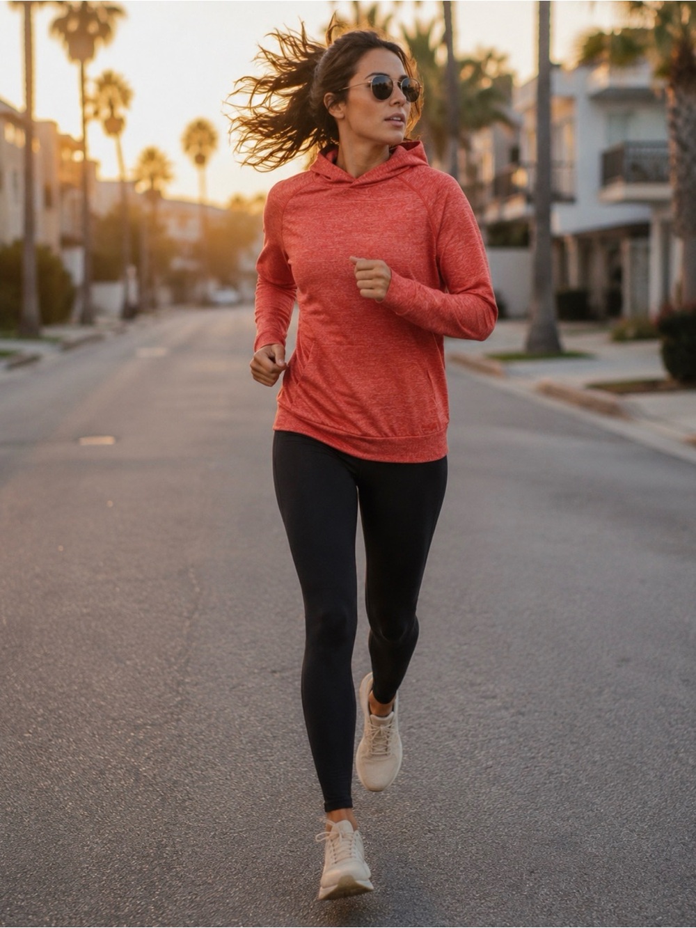 The North Face Women's Fitted Coral Pullover Hoodie